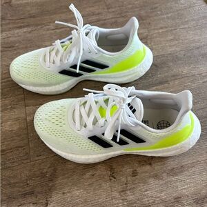 Adidas White and Green Sneakers Modern Design